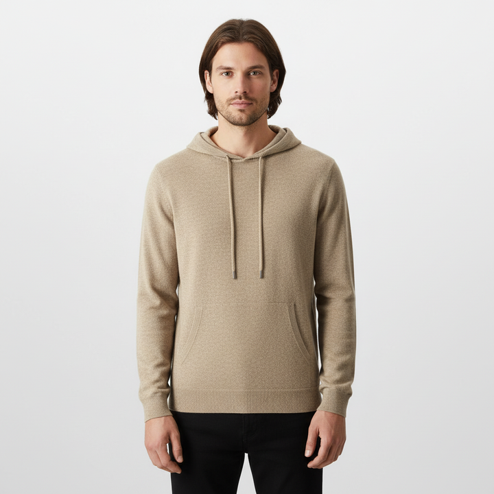 Hoodie z wełny merino - Finn