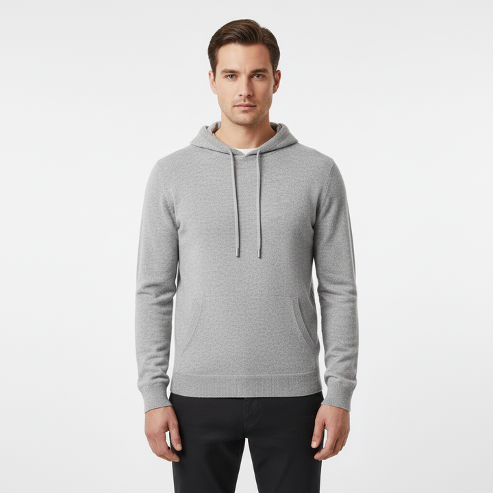 Hoodie z wełny merino - Finn