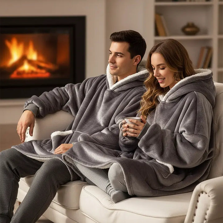 Hoodie i koc połączone - SnuggleBlanket