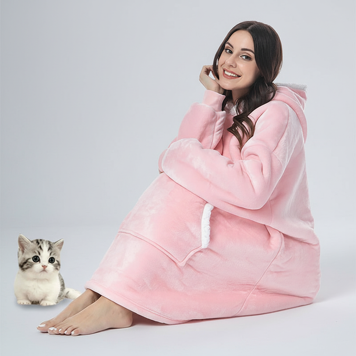Hoodie i koc połączone - SnuggleBlanket