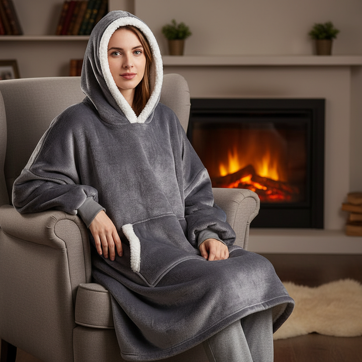 Hoodie i koc połączone - SnuggleBlanket