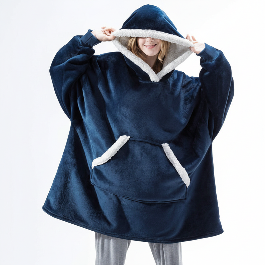 Hoodie i koc połączone - SnuggleBlanket