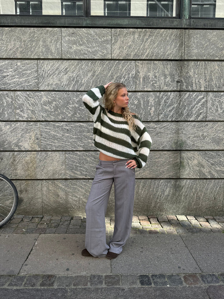 Teresa | Paskowy Sweter Dzianinowy Oversize