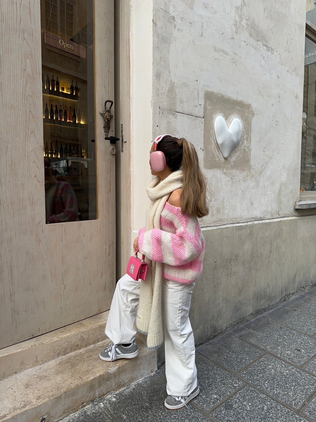 Teresa | Paskowy Sweter Dzianinowy Oversize