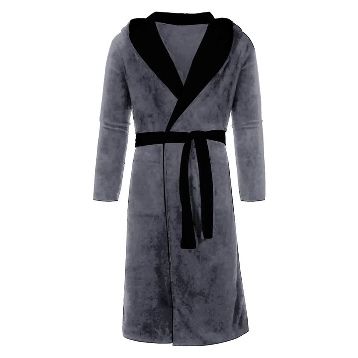 Szlafrok kąpielowy w stylu kimono z paskiem - Mario