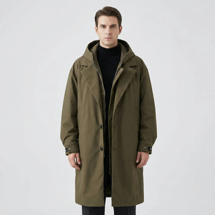 Klasyczny parka-trencz męski - Armando