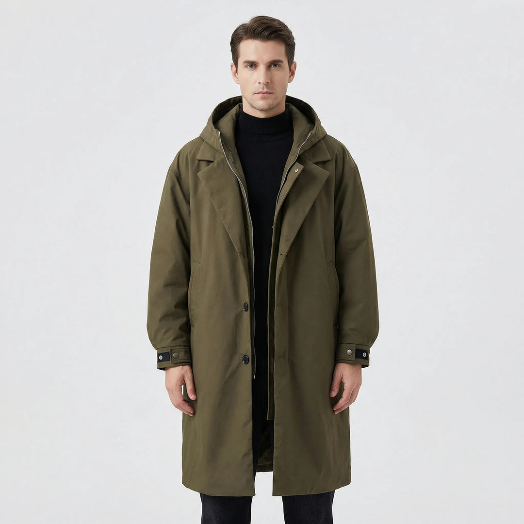 Klasyczny parka-trencz męski - Armando