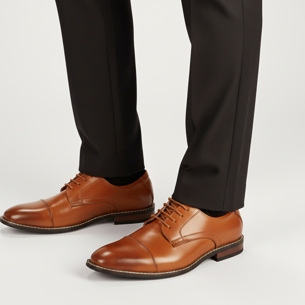 Klasyczne pantofle męskie w stylu wingtip - Oliver
