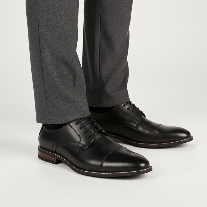 Klasyczne pantofle męskie w stylu wingtip - Oliver