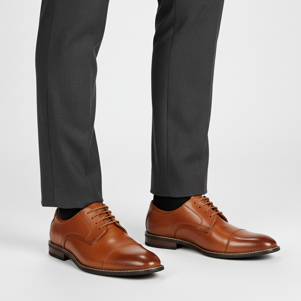 Klasyczne pantofle męskie w stylu wingtip - Oliver