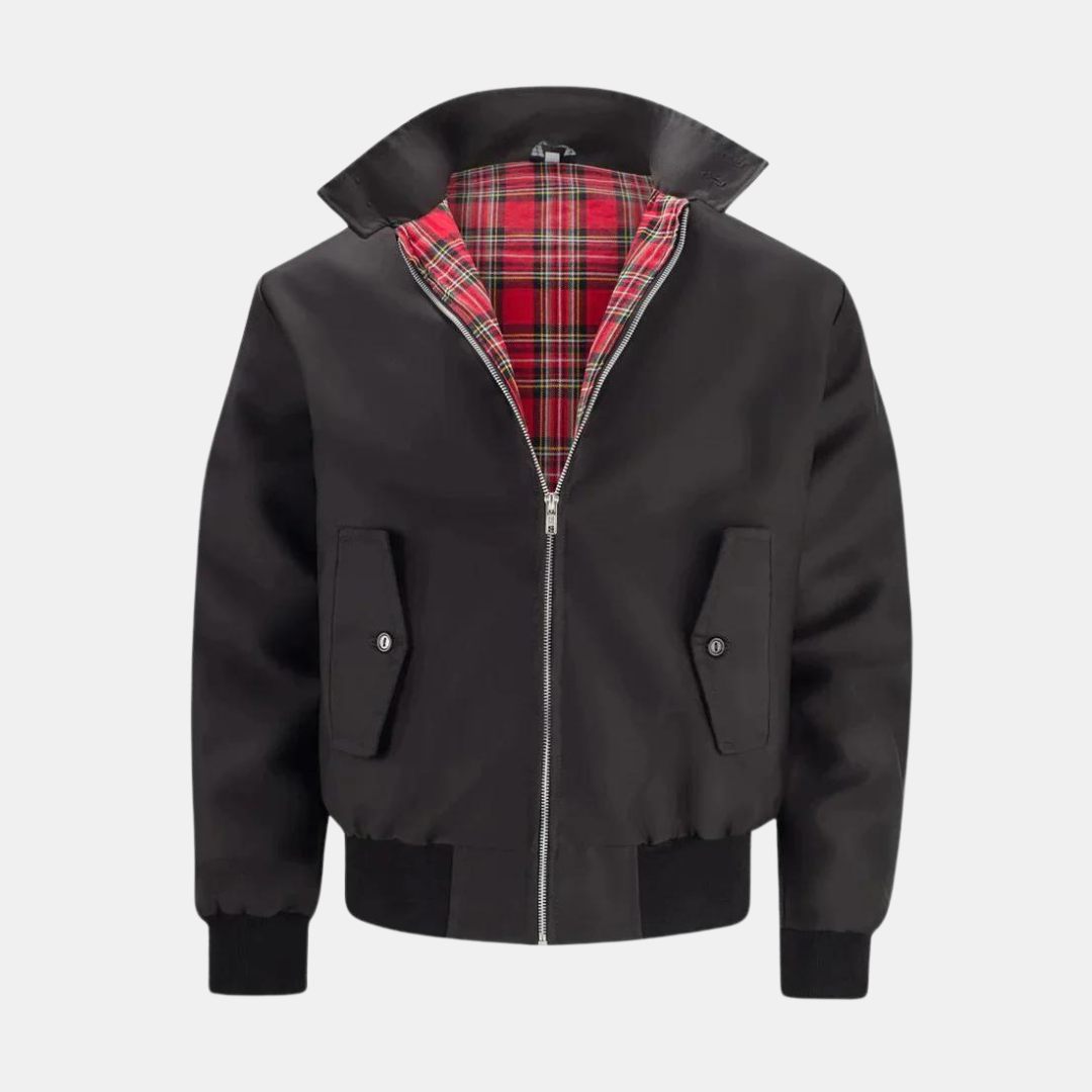 Klasyczny design kurtki Harrington - Damien