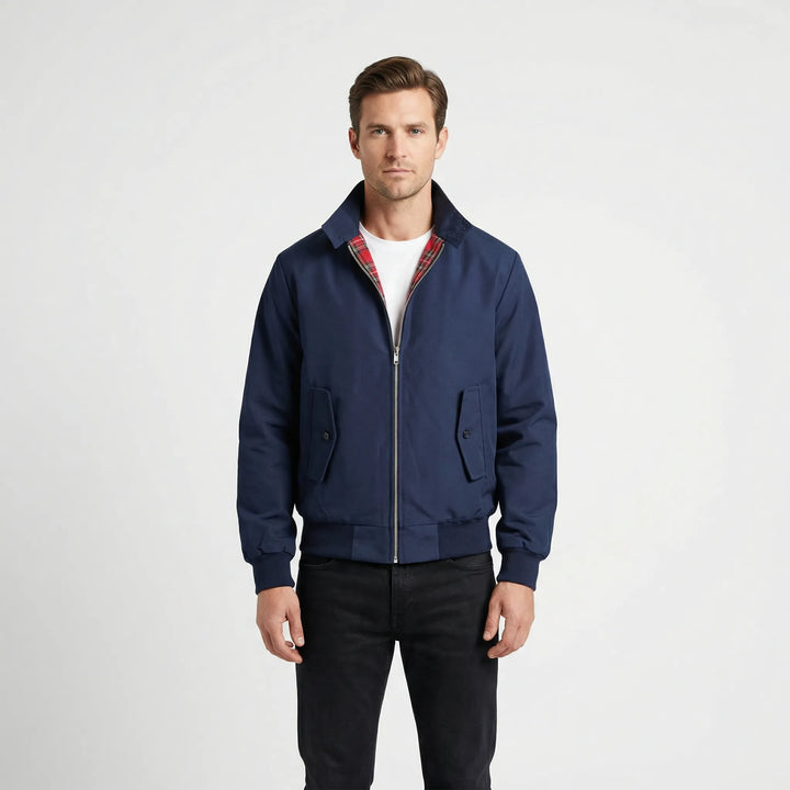 Klasyczny design kurtki Harrington - Damien