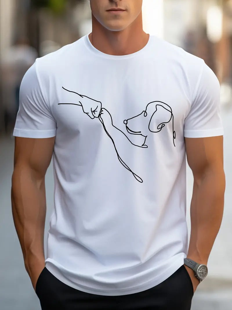 T-shirt męski z krótkim rękawem - Conner