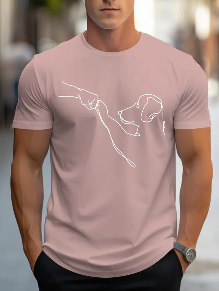 T-shirt męski z krótkim rękawem - Conner
