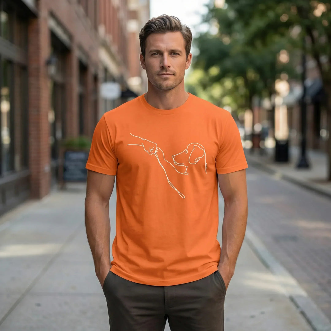 T-shirt męski z krótkim rękawem - Conner