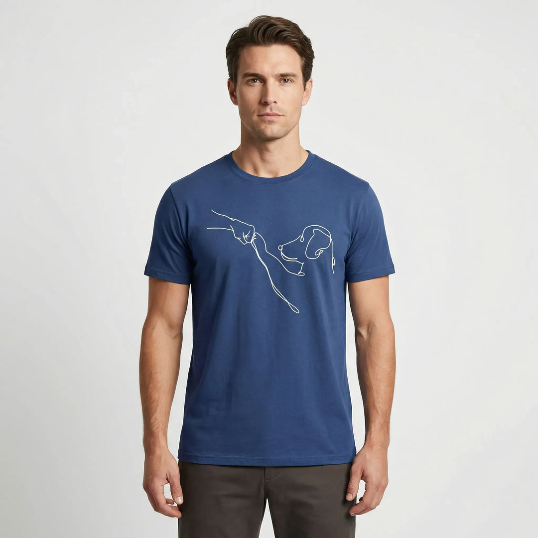 T-shirt męski z krótkim rękawem - Conner