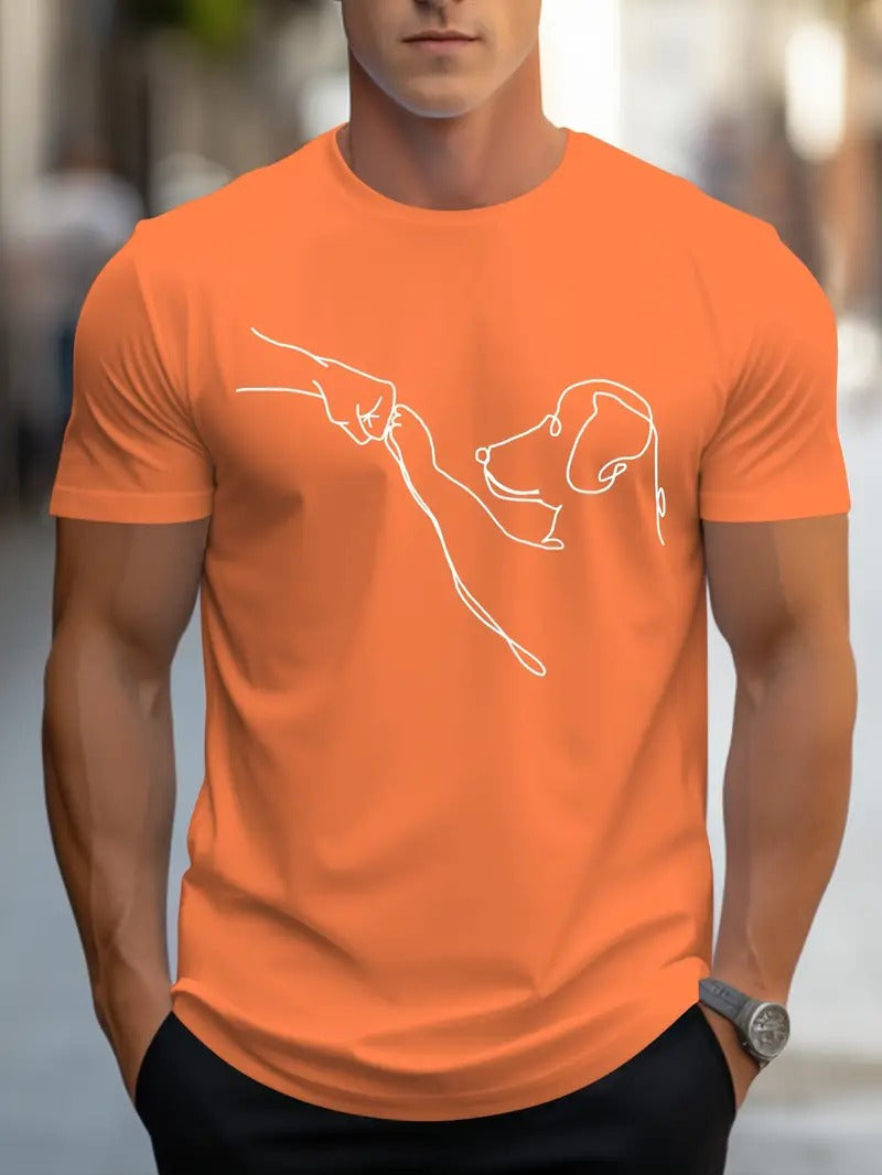 T-shirt męski z krótkim rękawem - Conner