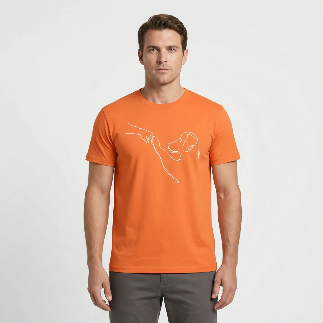 T-shirt męski z krótkim rękawem - Conner