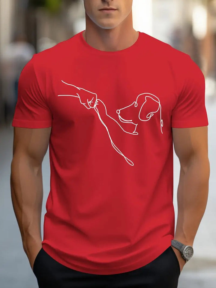 T-shirt męski z krótkim rękawem - Conner