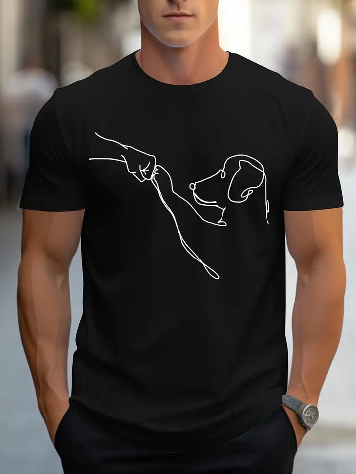 T-shirt męski z krótkim rękawem - Conner