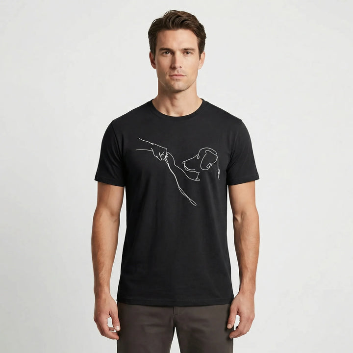 T-shirt męski z krótkim rękawem - Conner