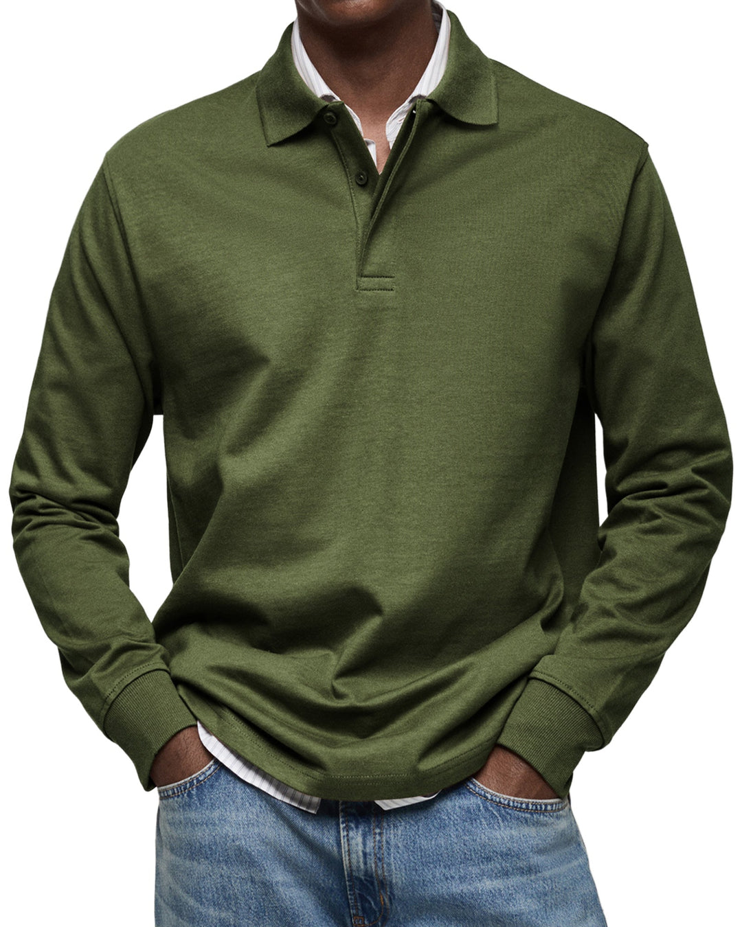 Polo z długim rękawem — styl Ilias