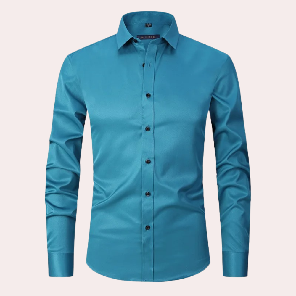 Koszula z długim rękawem slim fit - Kian