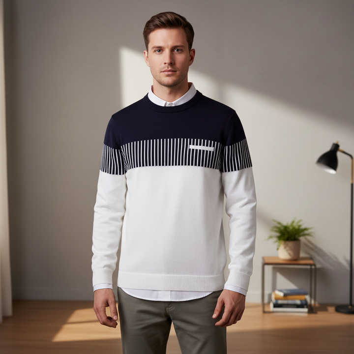 Długi rękaw sweter - StripeMix