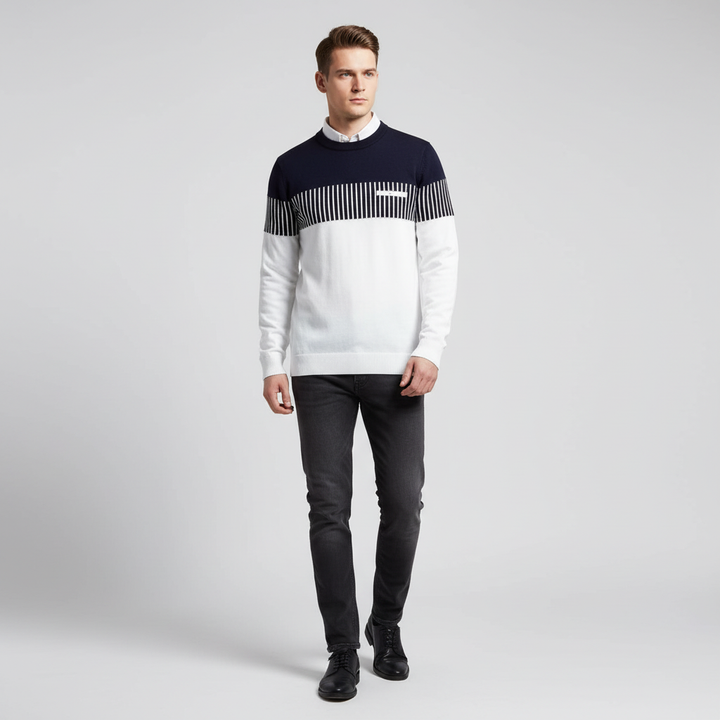Długi rękaw sweter - StripeMix
