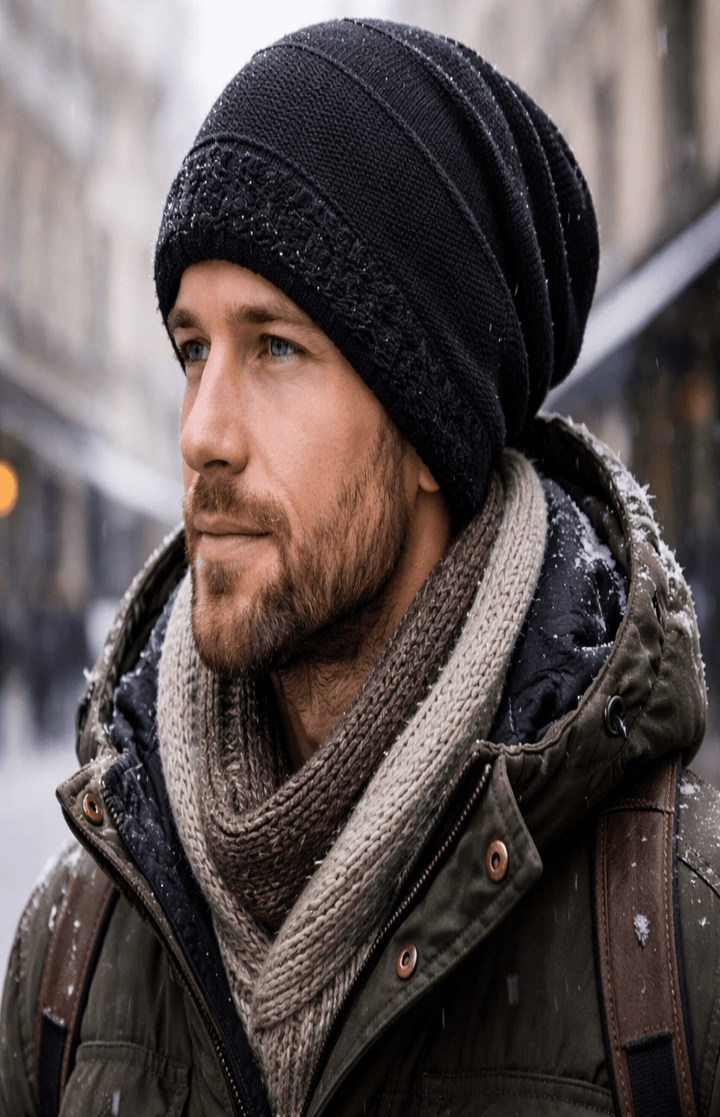 Luźna czapka typu slouchy - Charlie