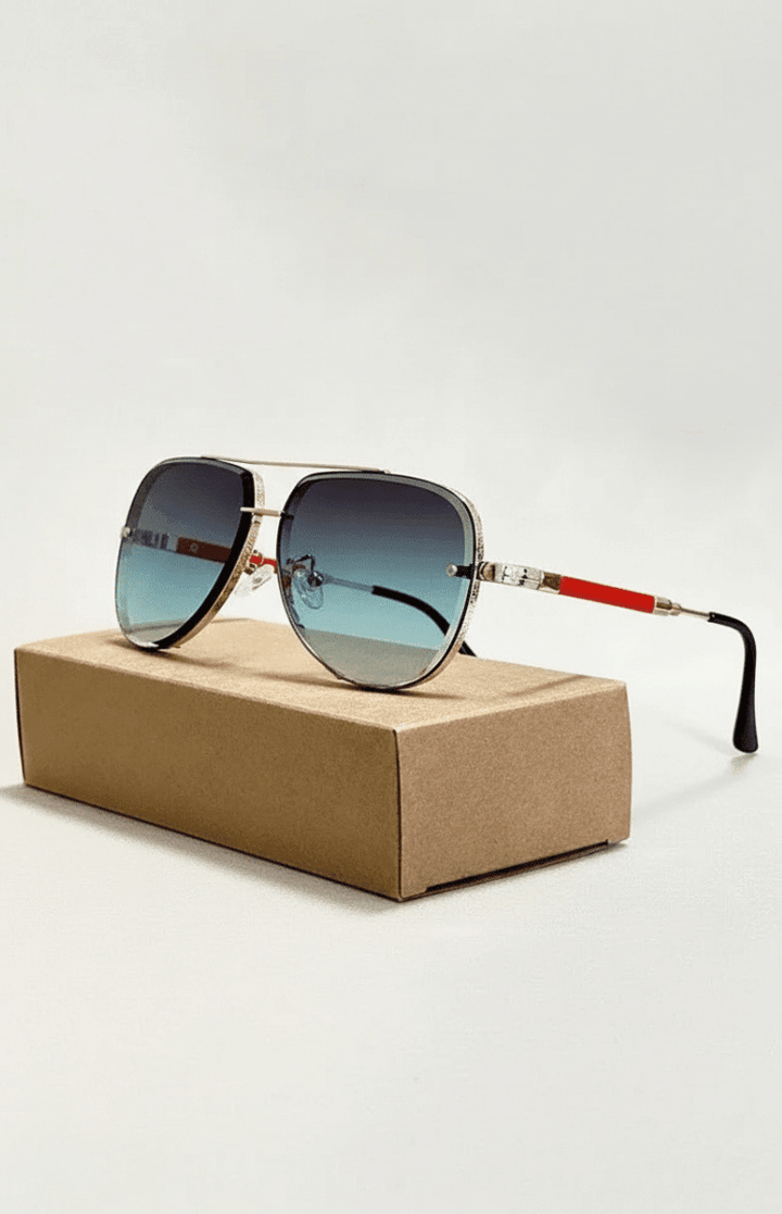 Lekkie okulary przeciwsłoneczne typu aviator - Marleen