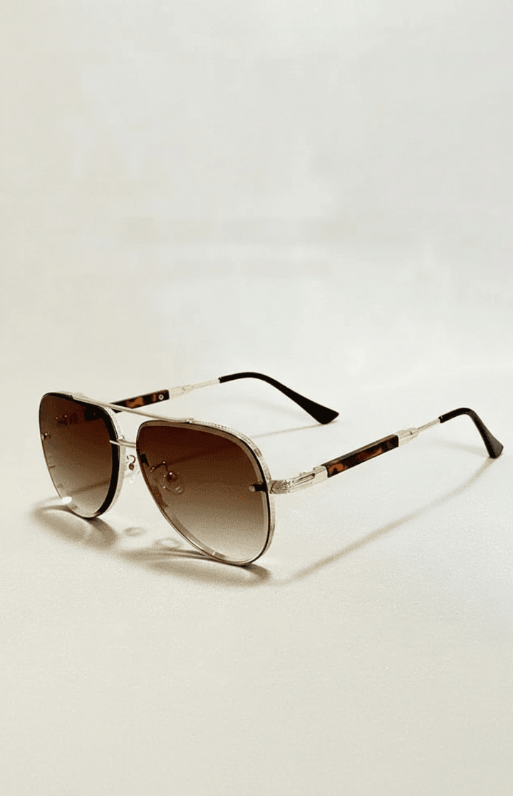 Lekkie okulary przeciwsłoneczne typu aviator - Marleen