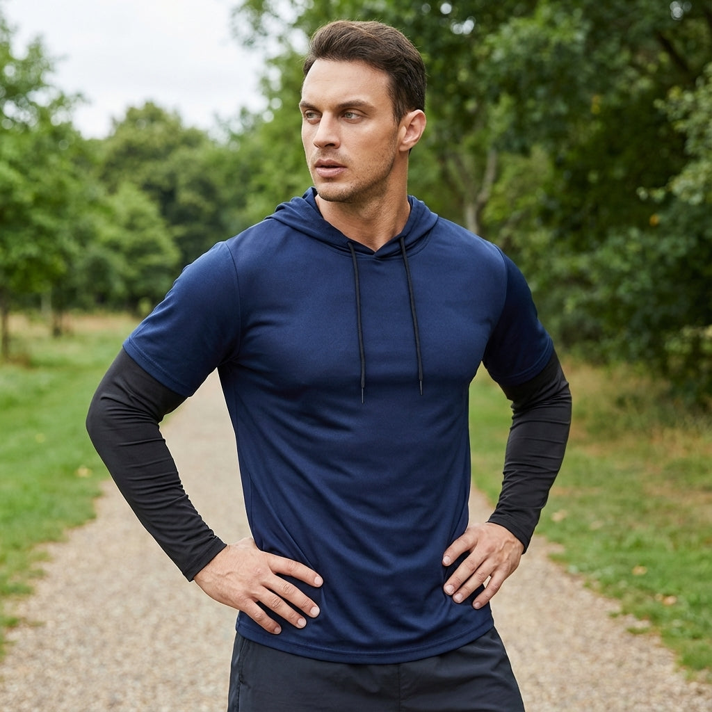 Lekka bluza treningowa z kapturem - Alexander