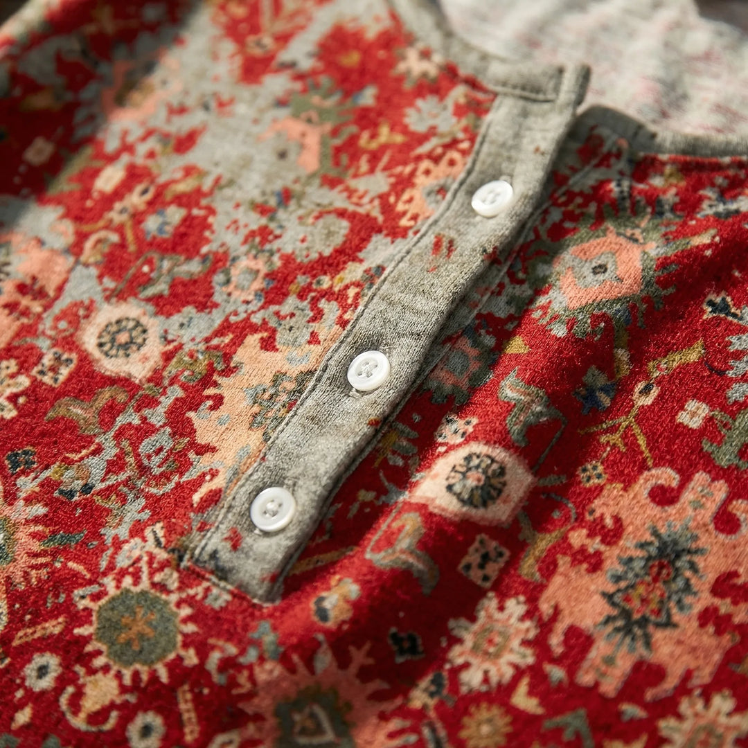 Luźny damski sweter w stylu boho - Constance