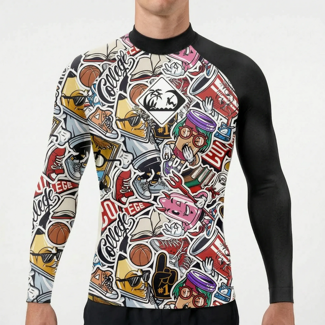 Rashguard z długim rękawem - Brexion