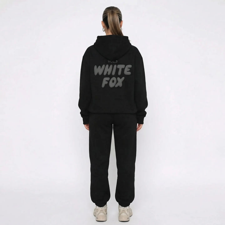 Luźny komplet loungewear z kapturem - Debra