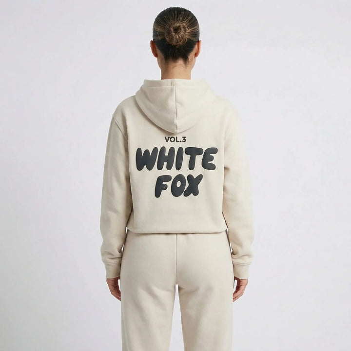 Luźny komplet loungewear z kapturem - Debra