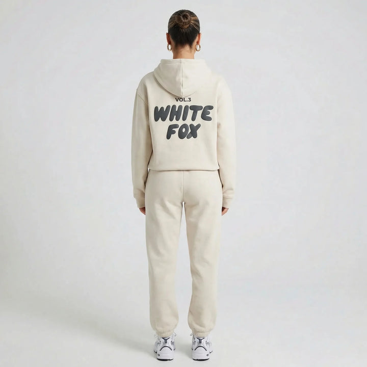 Luźny komplet loungewear z kapturem - Debra