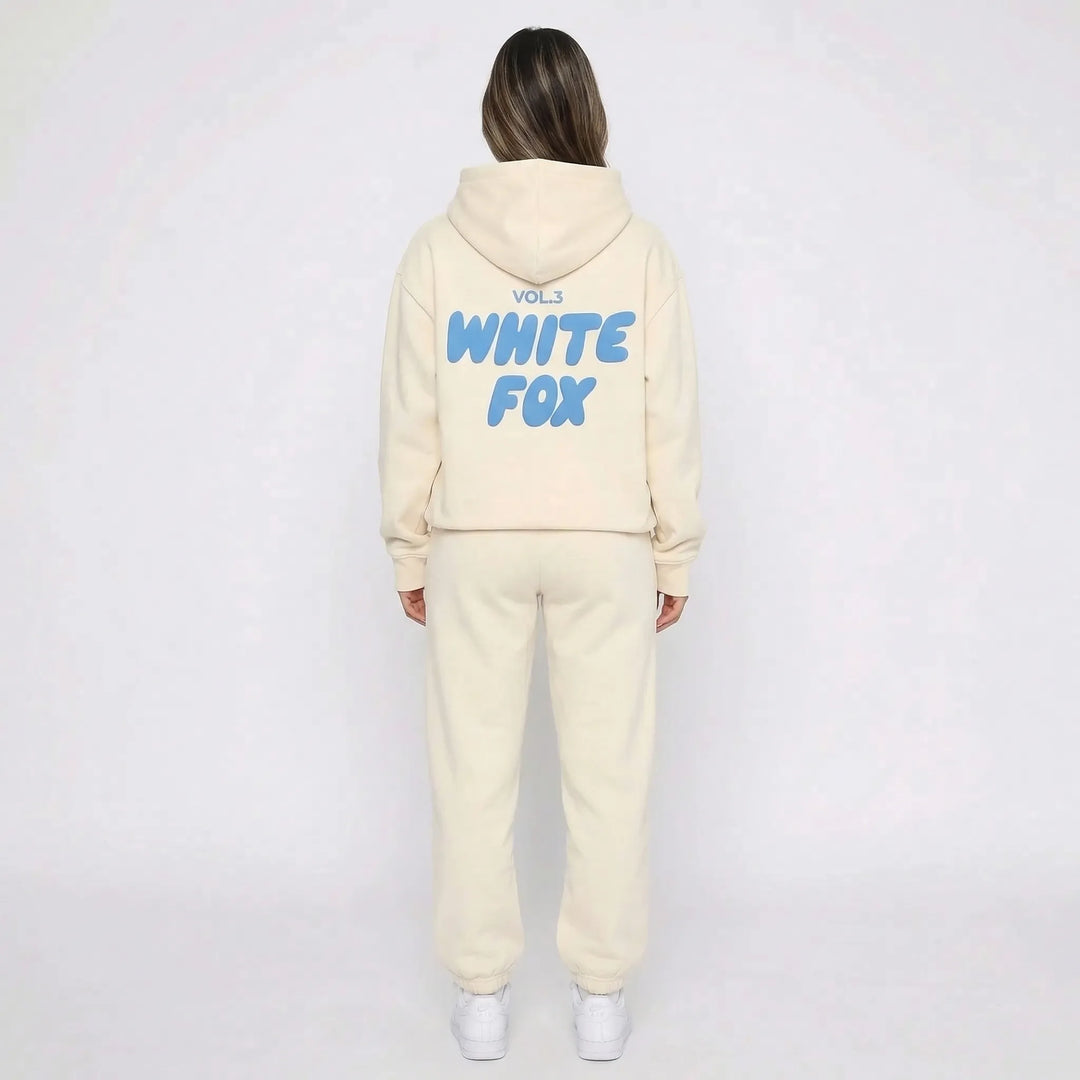 Luźny komplet loungewear z kapturem - Debra