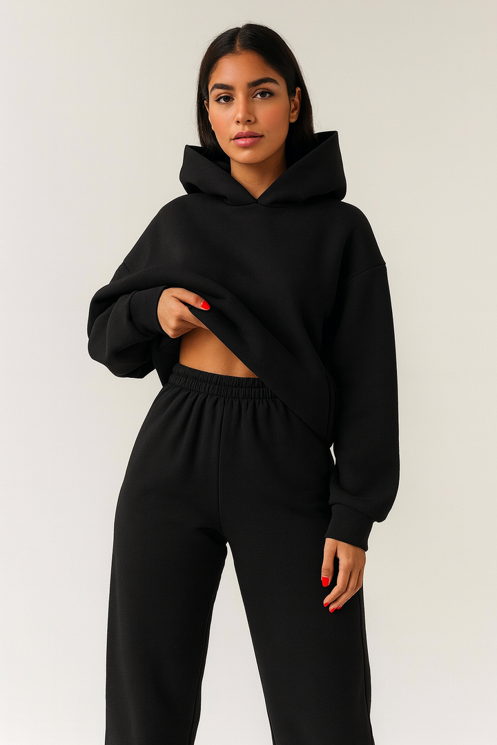 Komplet loungewear z kapturem - Alexia