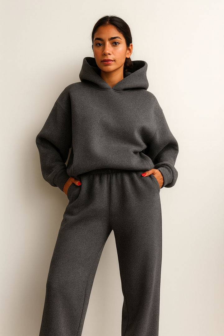 Komplet loungewear z kapturem - Alexia