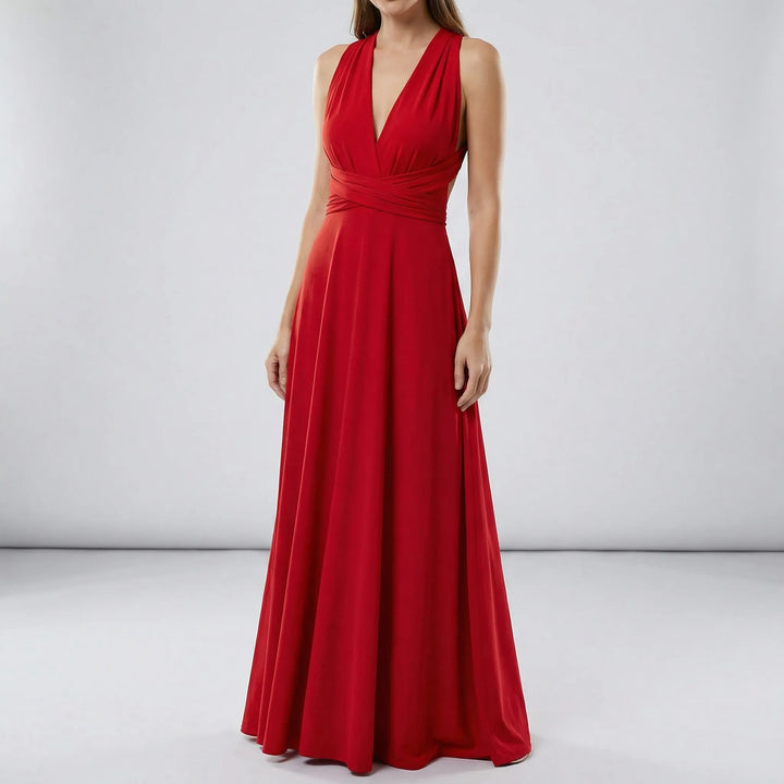 Sukienka maxi kopertowa - Phoebe