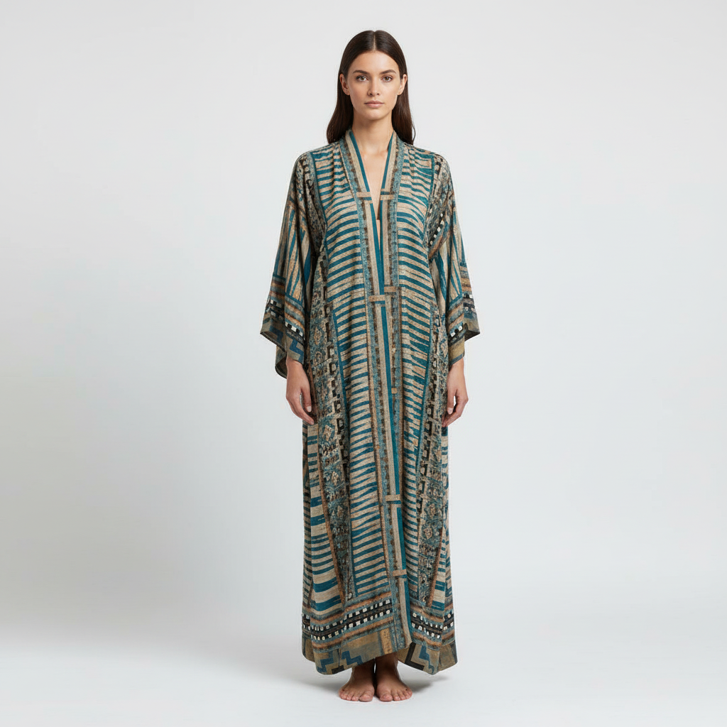 Nowoczesna kurtka przypominająca kimono - Elena