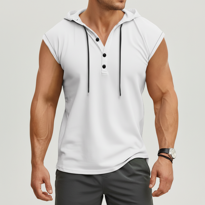 Bezrękawny top Henley - AeroVibe