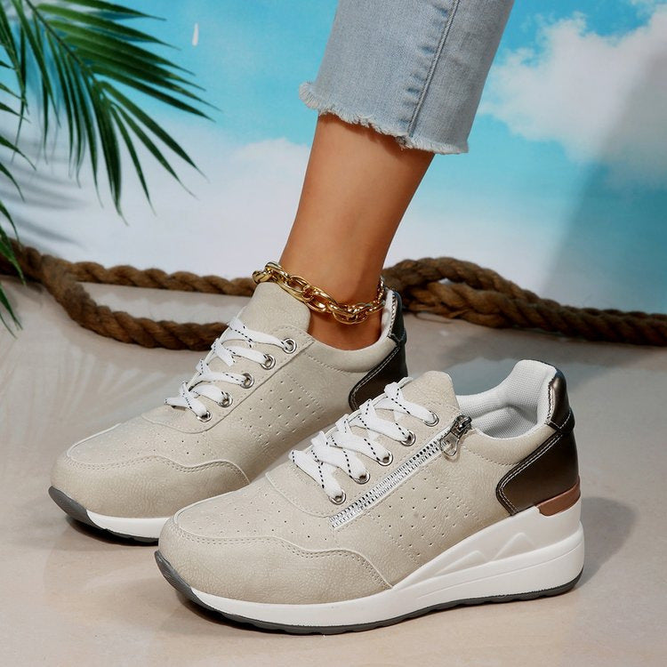 Jovana - Stylowe Koturn Sportowe Buty