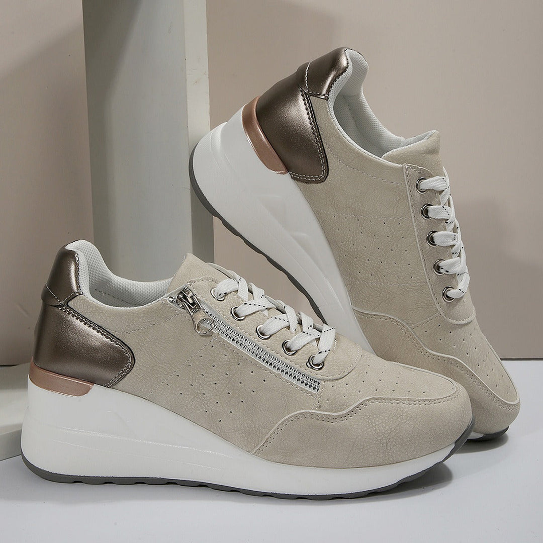 Jovana - Stylowe Koturn Sportowe Buty