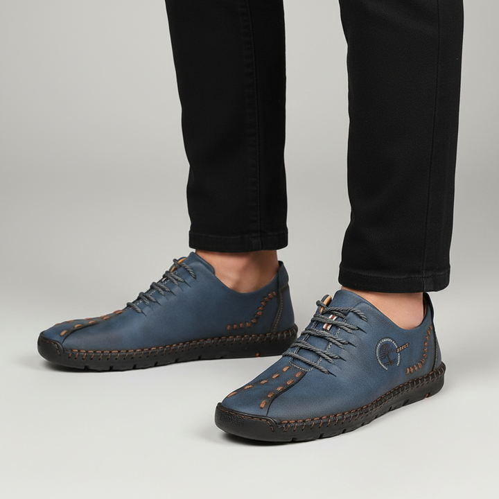 Ortopedyczne męskie sneakersy skórzane - Raymond