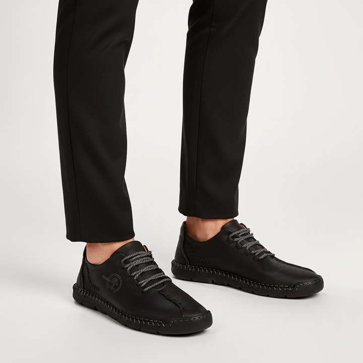 Ortopedyczne męskie sneakersy skórzane - Raymond