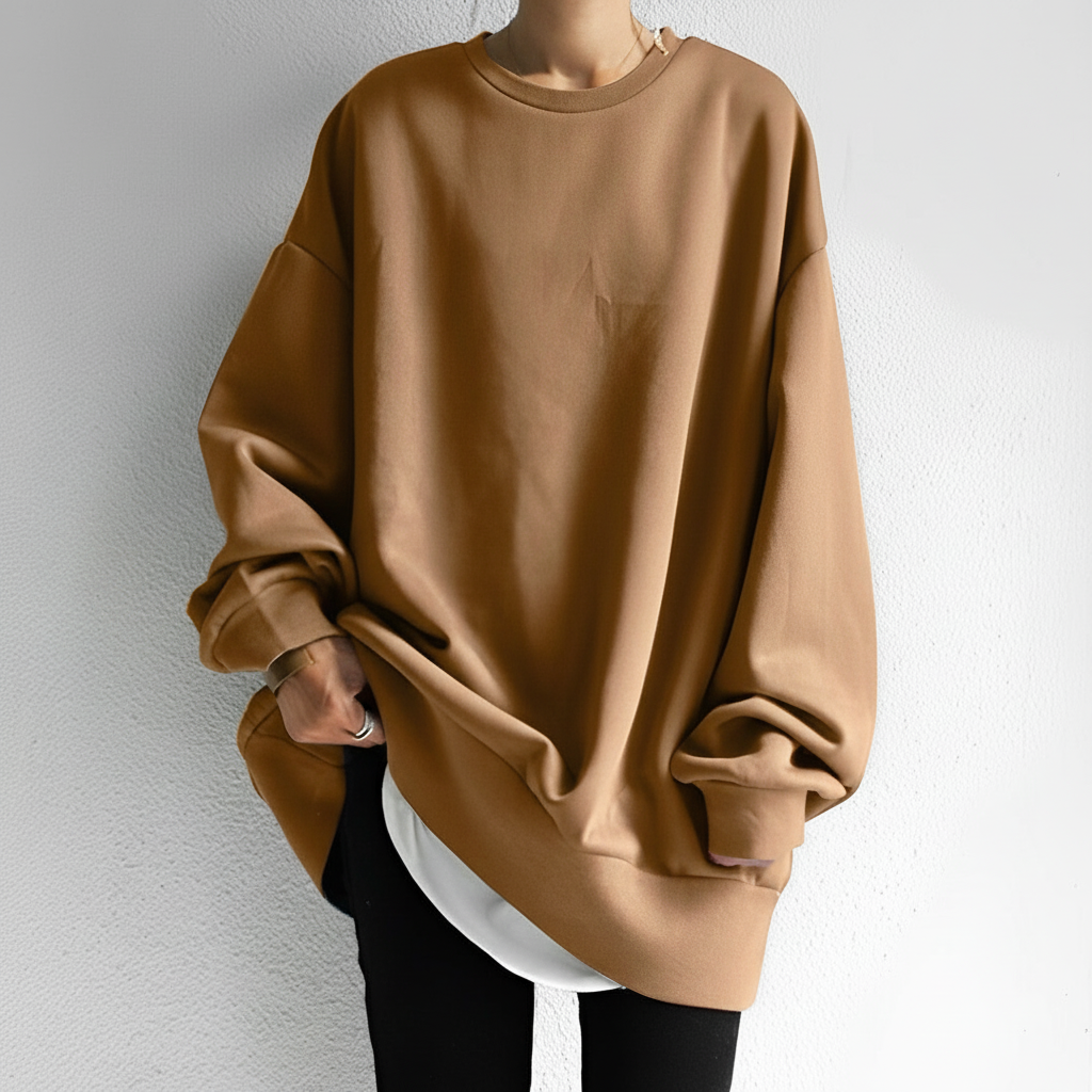 Oversized sweter damski - Mia