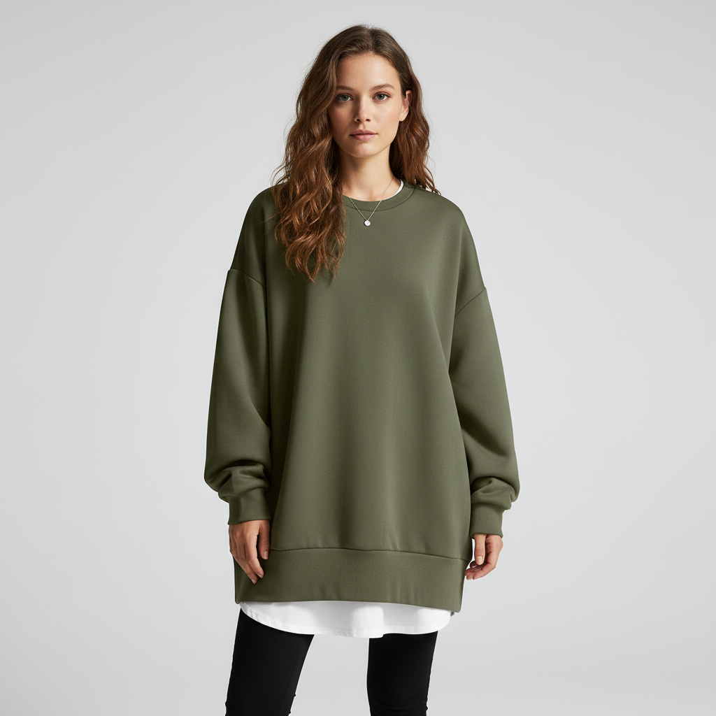 Oversized sweter damski - Mia